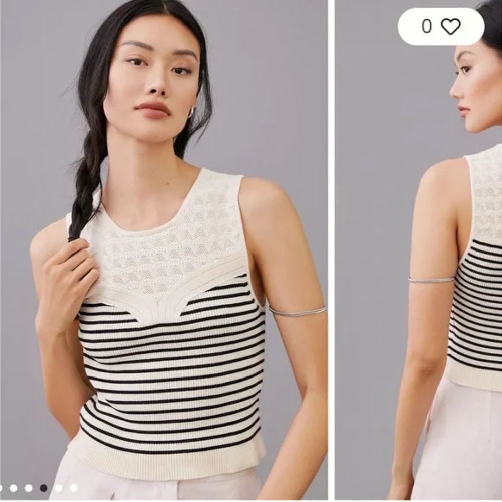 Anthropologie Morgan Sweater Tank Top